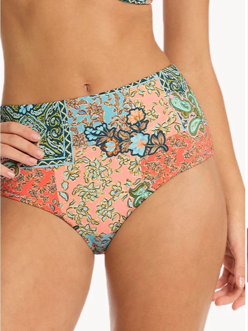 NWT Sea Level Java High Waist Bottom Sz 12